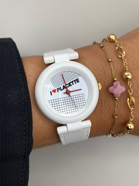 Montre Vintage Publicitaire – I ❤️ PLACETTE (1990)