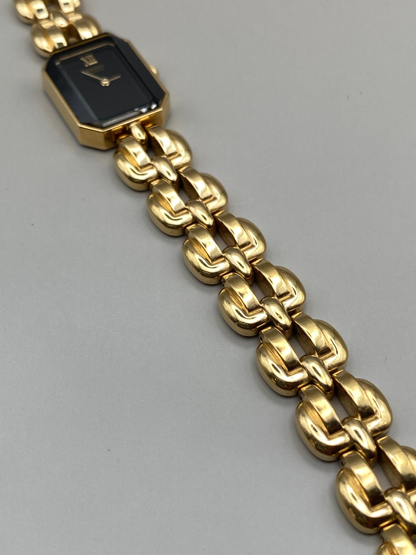 Montre Seiko vintage – montre-bijou dorée à maille articulée