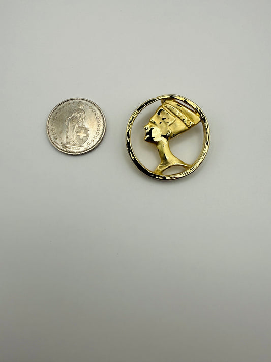 Broche Vintage Nefertiti