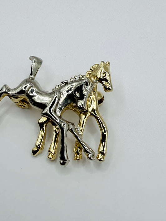 Broche Vintage « Chevaux »