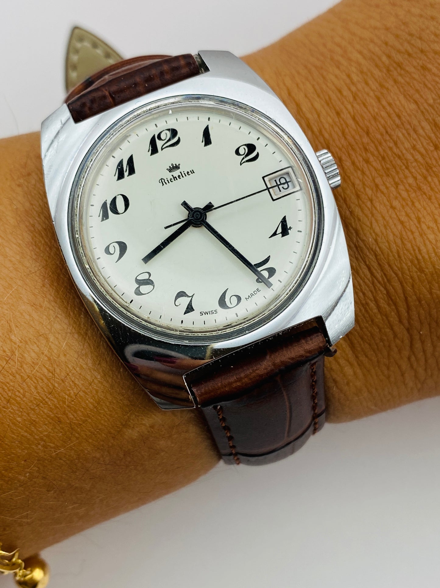 Montre vintage automatique Richelieu – New Old Stock – Swiss Made