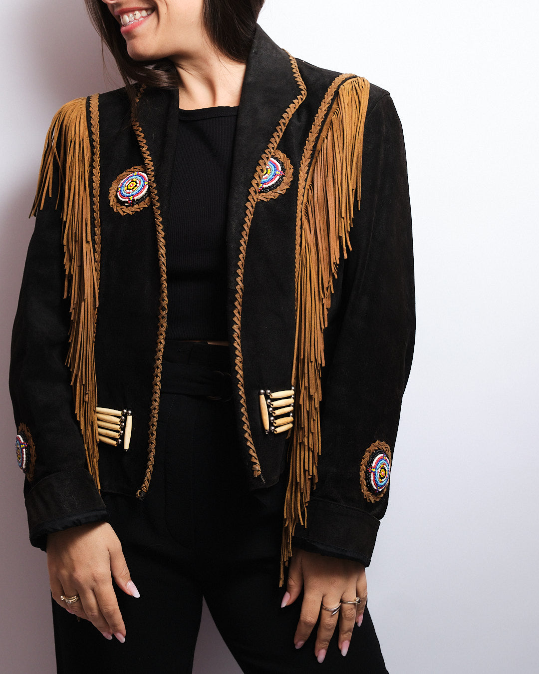 Veste Vintage Tatanka en cuir