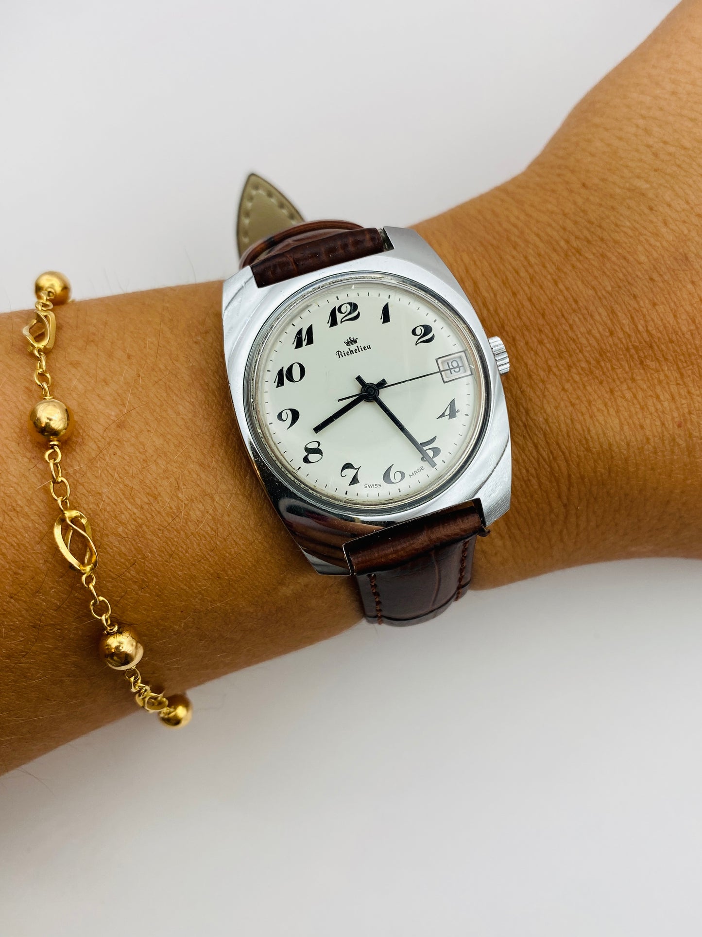 Montre vintage automatique Richelieu – New Old Stock – Swiss Made