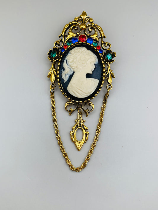 Broche vintage Camée