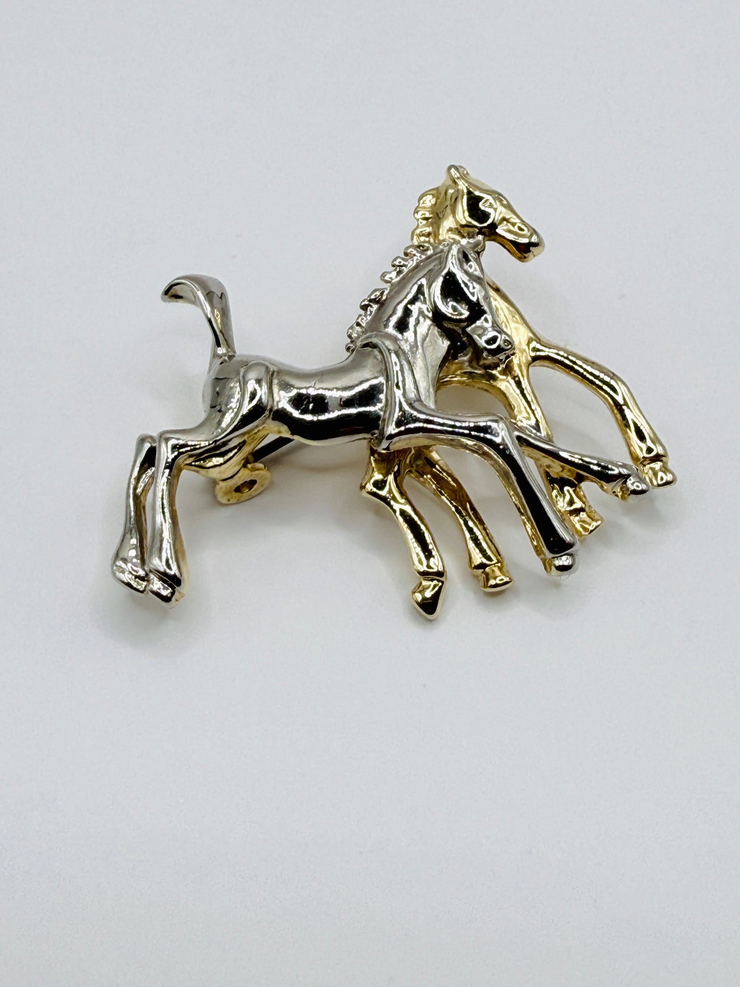 Broche Vintage « Chevaux »