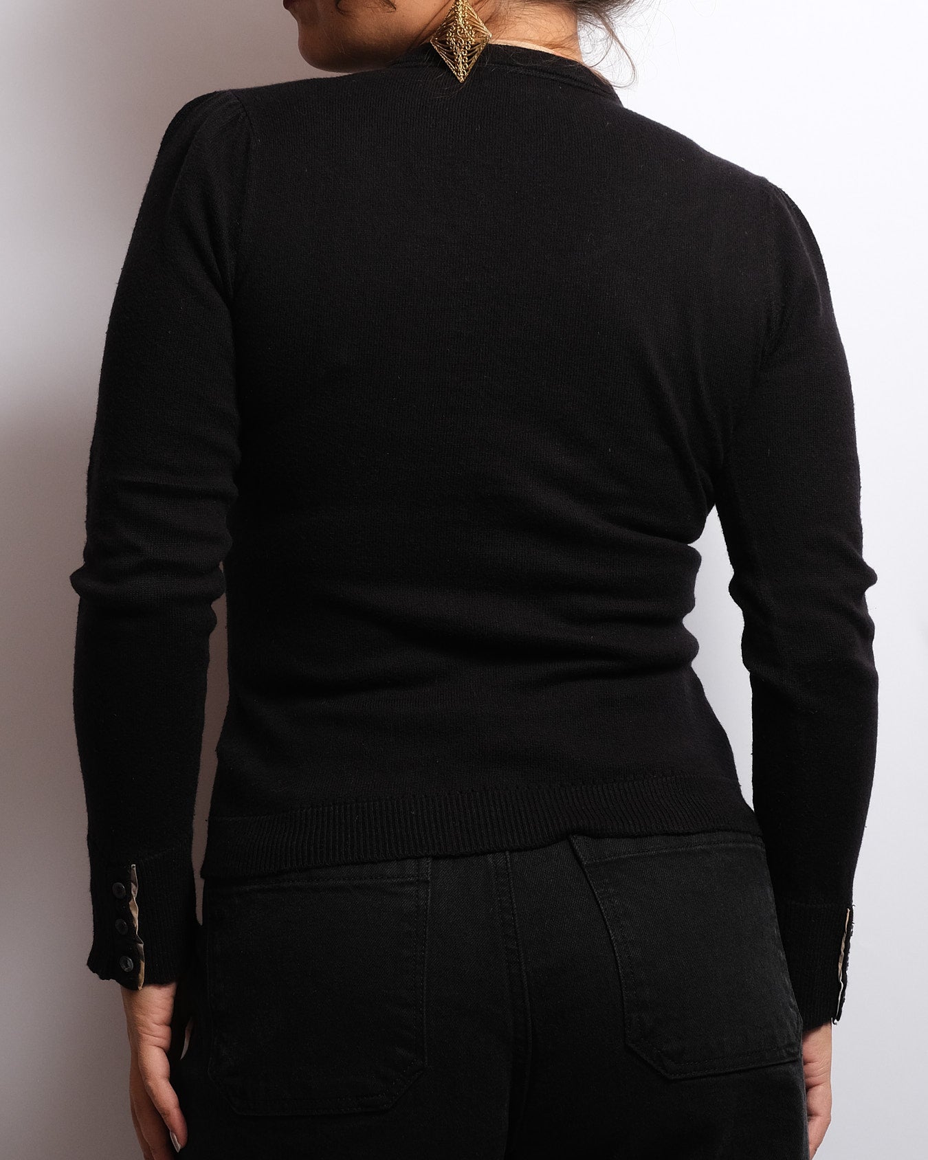 Cardigan Vintage Burberry – coton – Boutonnage classique