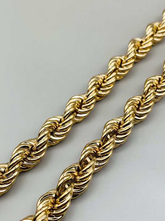 Collier Pierre Lang vintage – maille torsadée dorée