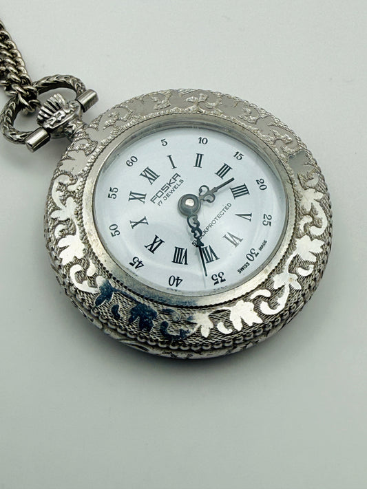 Montre de poche vintage Foska – 17 rubis – Swiss Made