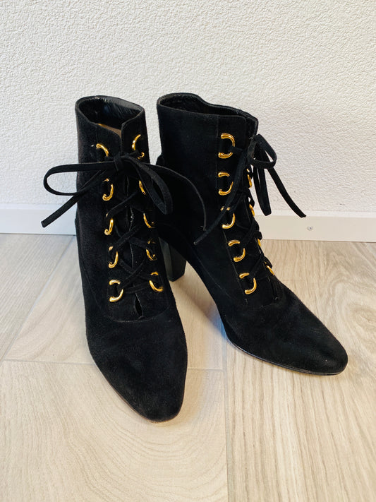 Bottines Vintage 80s GUCCI en daim