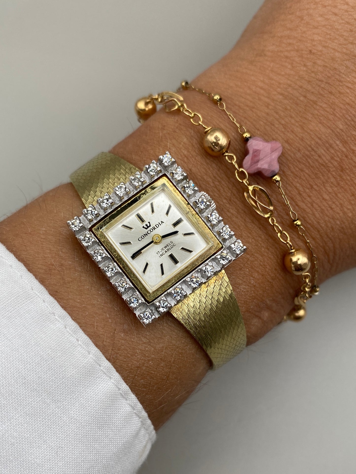 Montre Concordia Vintage mécanique – 17 Jewels Incabloc 60-70s