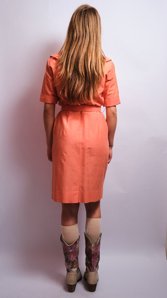 Robe vintage Sir James California 60s corail