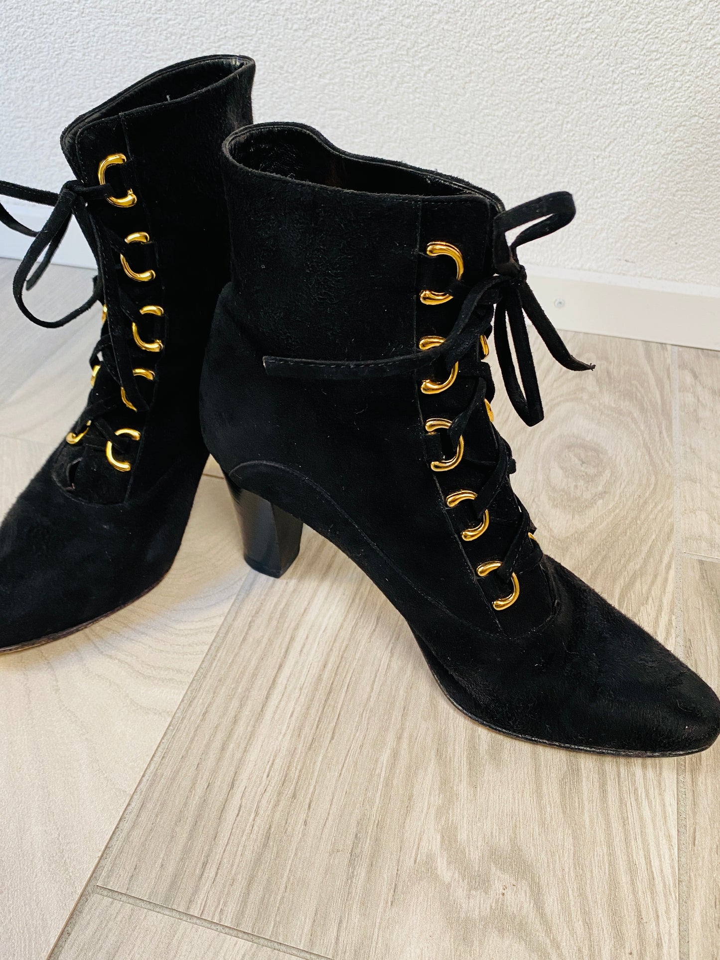 Bottines Vintage 80s GUCCI en daim