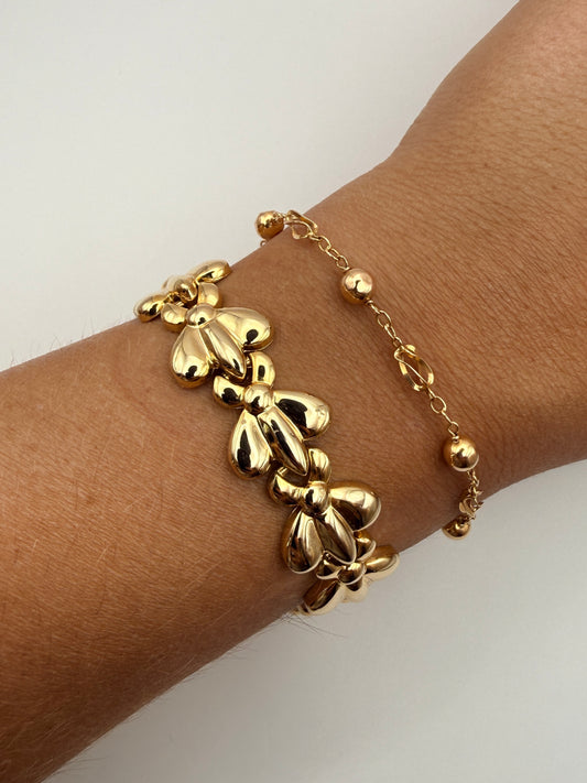 Bracelet vintage doré