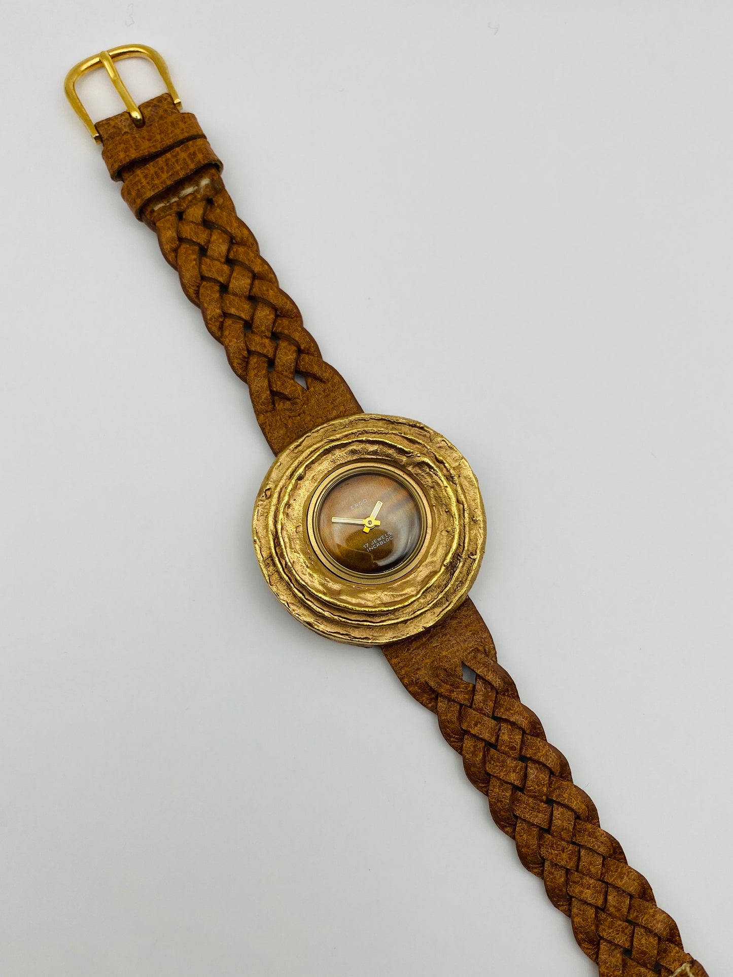 Montre vintage mécanique Ergo – New Old Stock – 17 rubis – Incabloc – Swiss Made