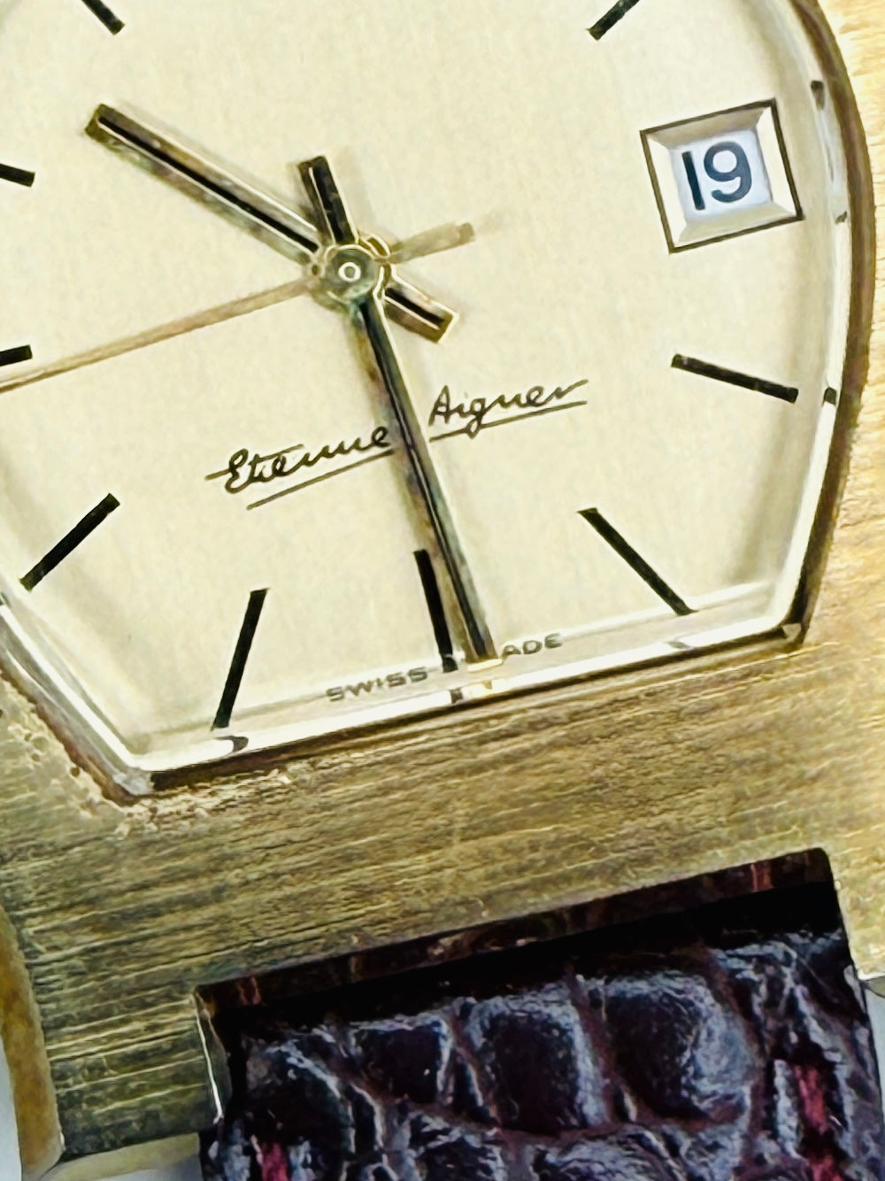 Montre vintage Étienne Aigner – automatique & design sculptural