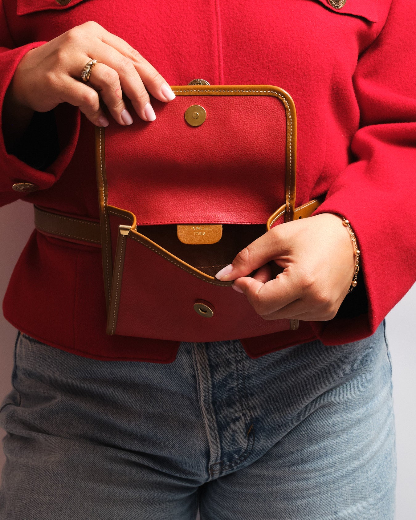 Pochette-ceinture Lancel vintage – années 90