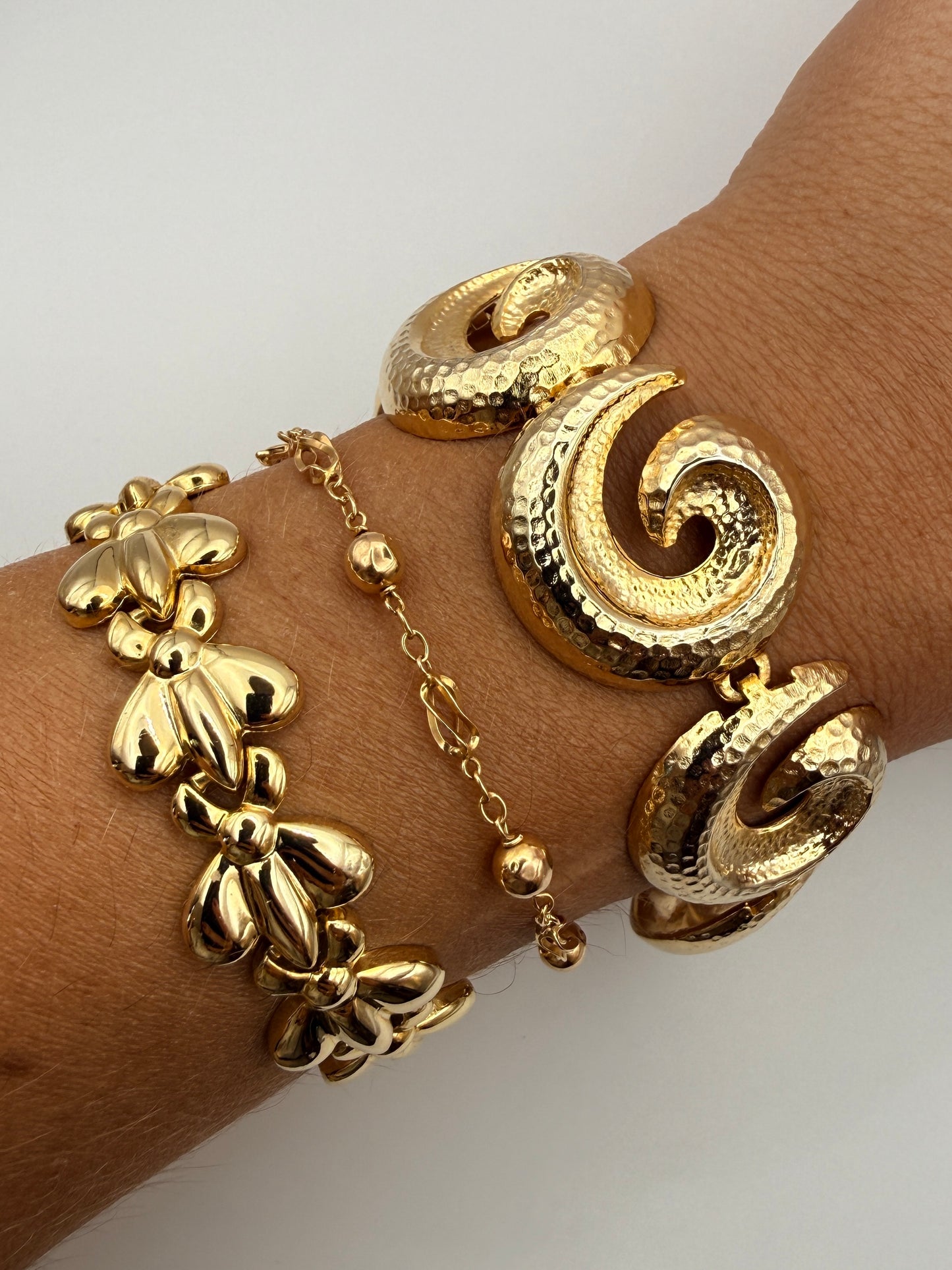 Bracelet vintage doré