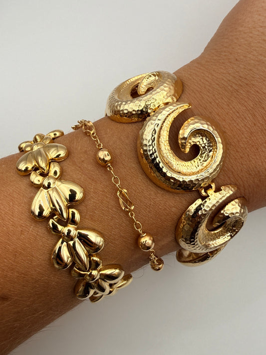 Bracelet vintage doré