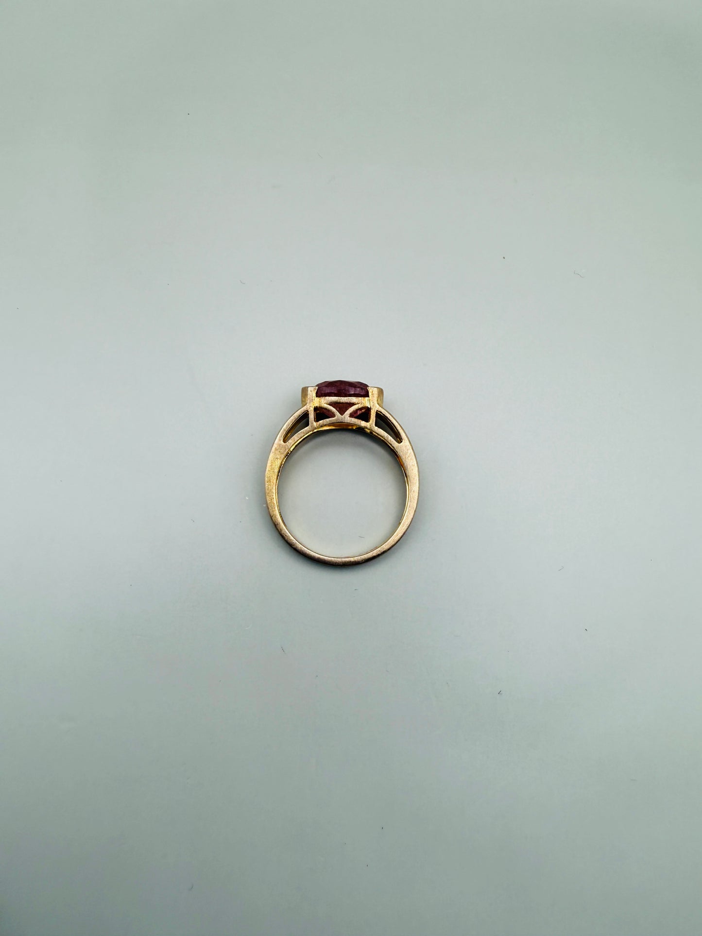 Bague pierre naturelle en argent 925 – design sculptural