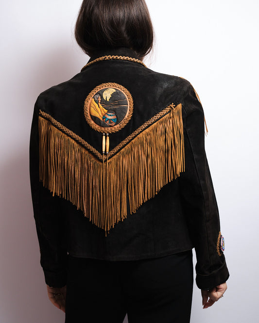 Veste Vintage Tatanka en cuir