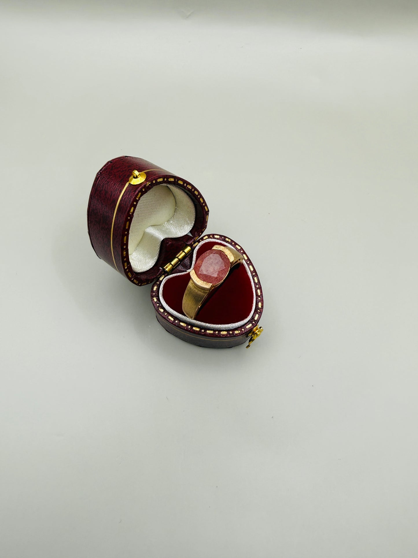 Bague pierre naturelle en argent 925 – design sculptural