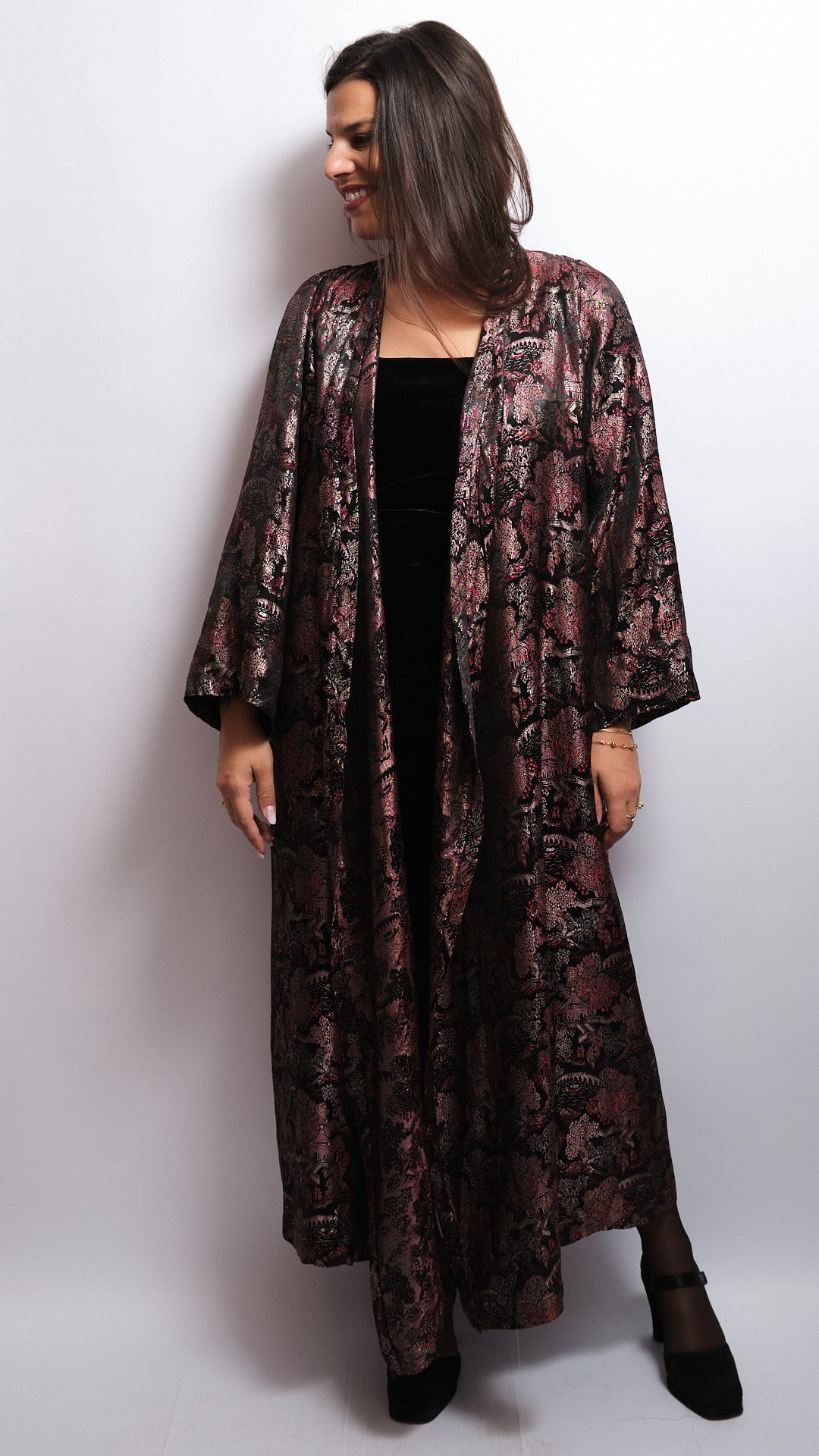 Kimono long Vintage fait main