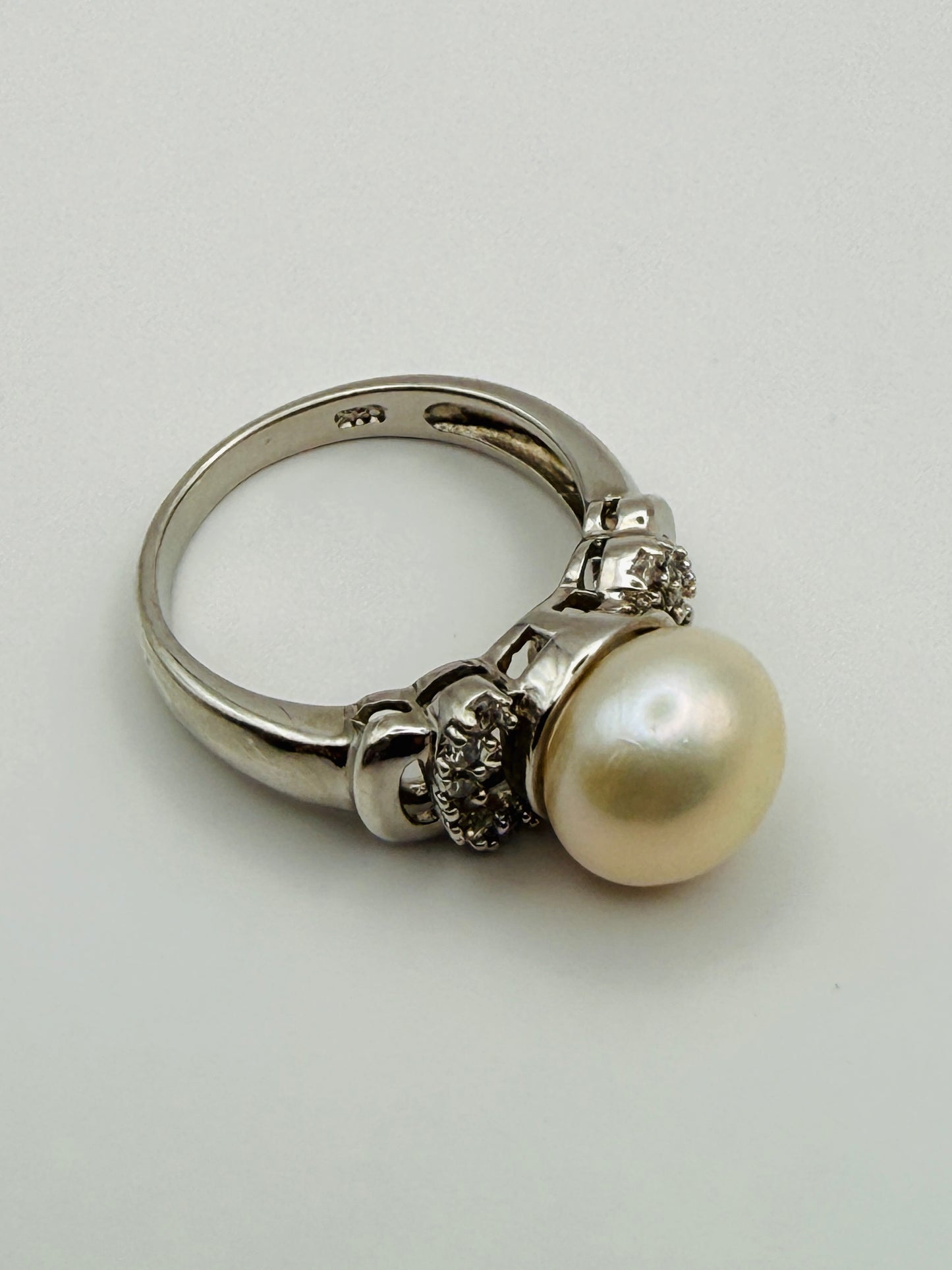 Parure vintage en argent 925 & véritables perles